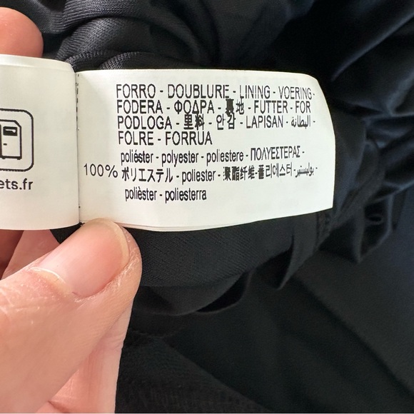 New with Tags Zara Mini Halter Dress with Green Velvet Bow - Picture 5 of 8